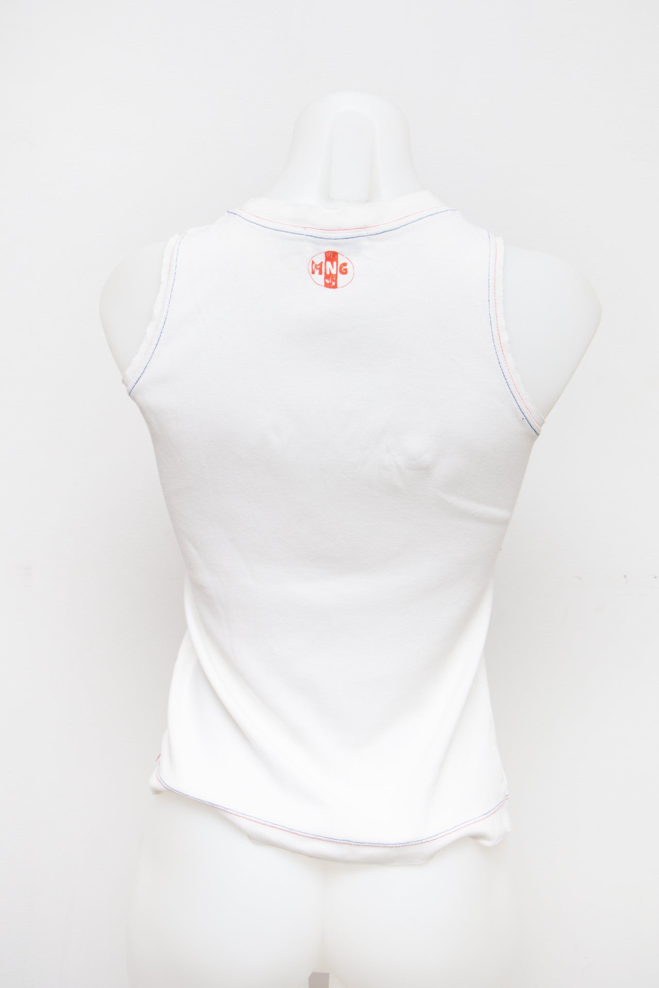 # Mng Jeans Tank Top White | c. 193 | Size 10