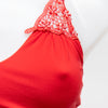 #144 Halter Top Red | c. 191 | Size 6/8