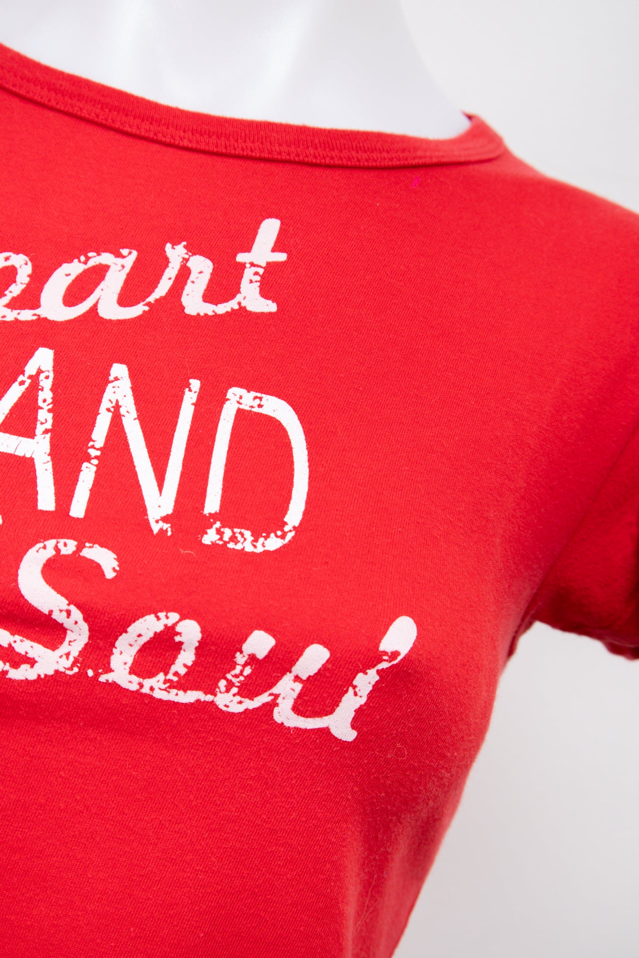 #76 Xoxo T-shirt Red | c. 198 | Size 6/8