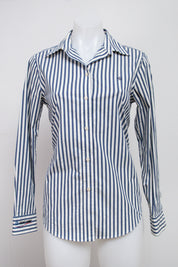 #054 Lauren Ralph Lauren Long Sleeve Blue | c. 213 | Size 8
