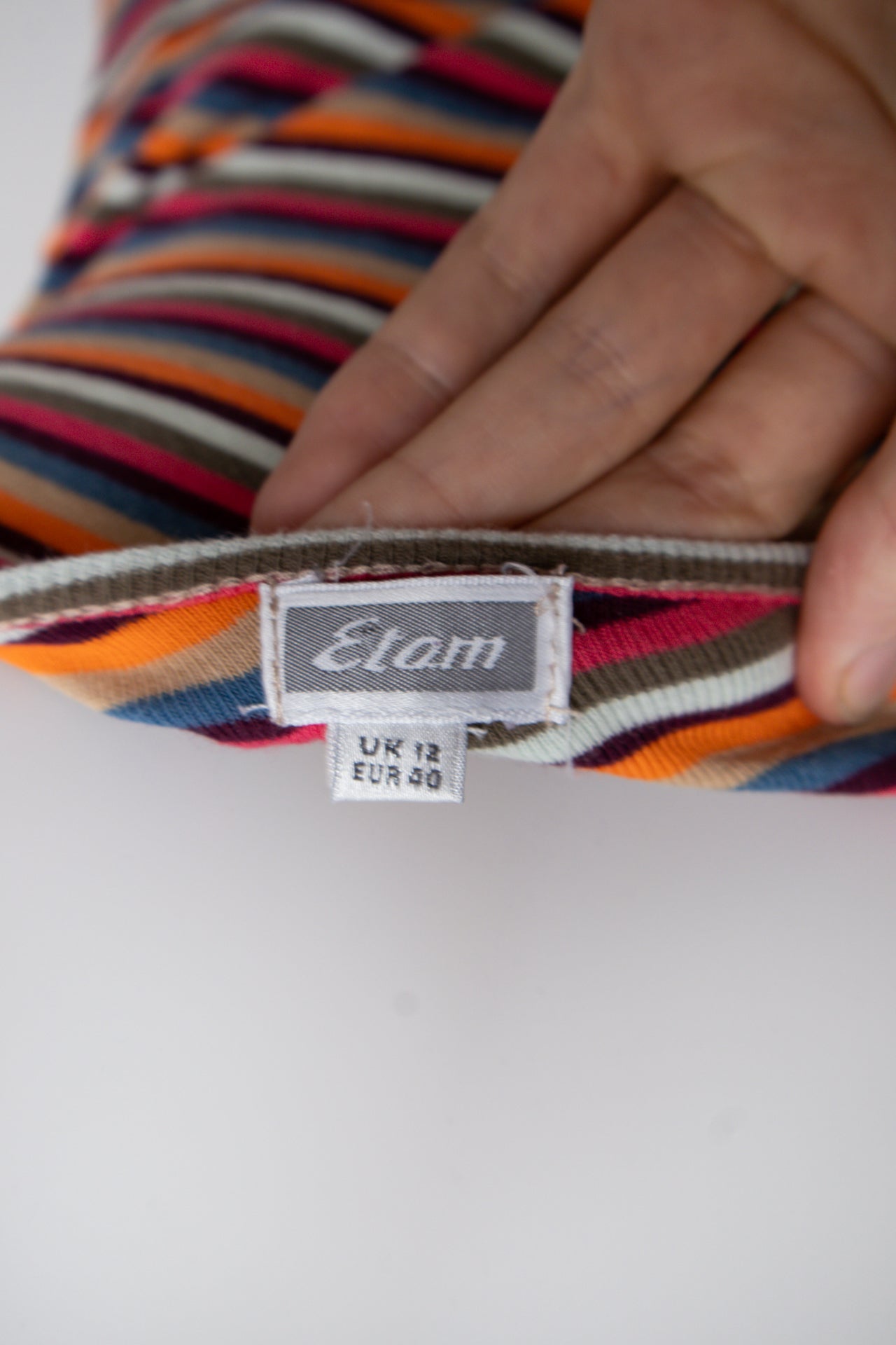 #06 Etam Halter Top Orange | c. 181 | Size 8