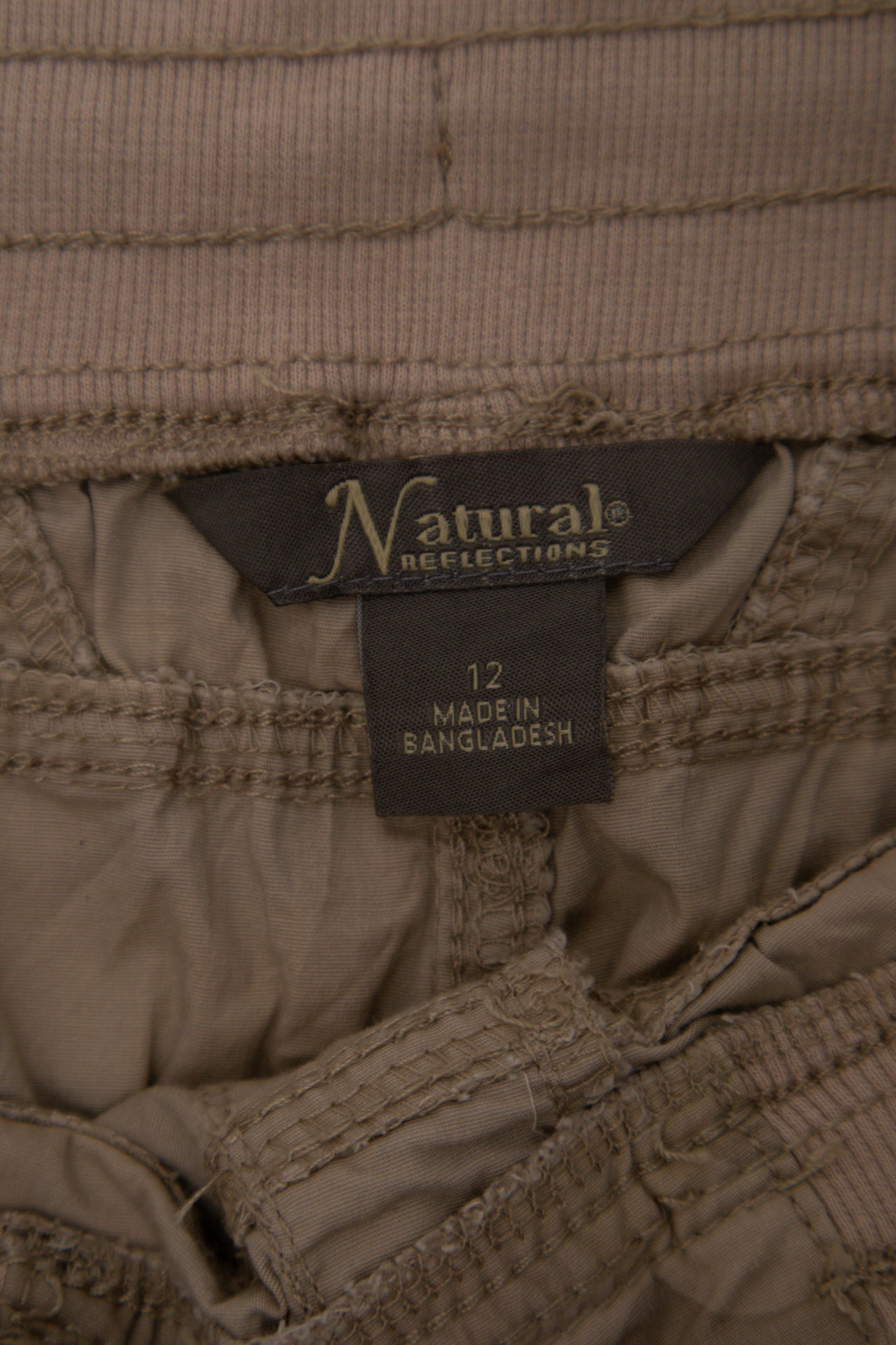 #127 Natural Reflections Pants Beige | c. 203 | Size 12
