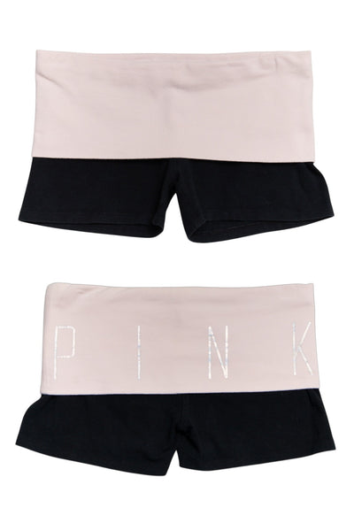 #71 Victoria's Secret Pink Shorts Black | c. 186 | Size 6