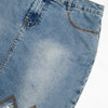 #167 Street Code New York Mini Skirt Blue | c. 209 | Size 8/10