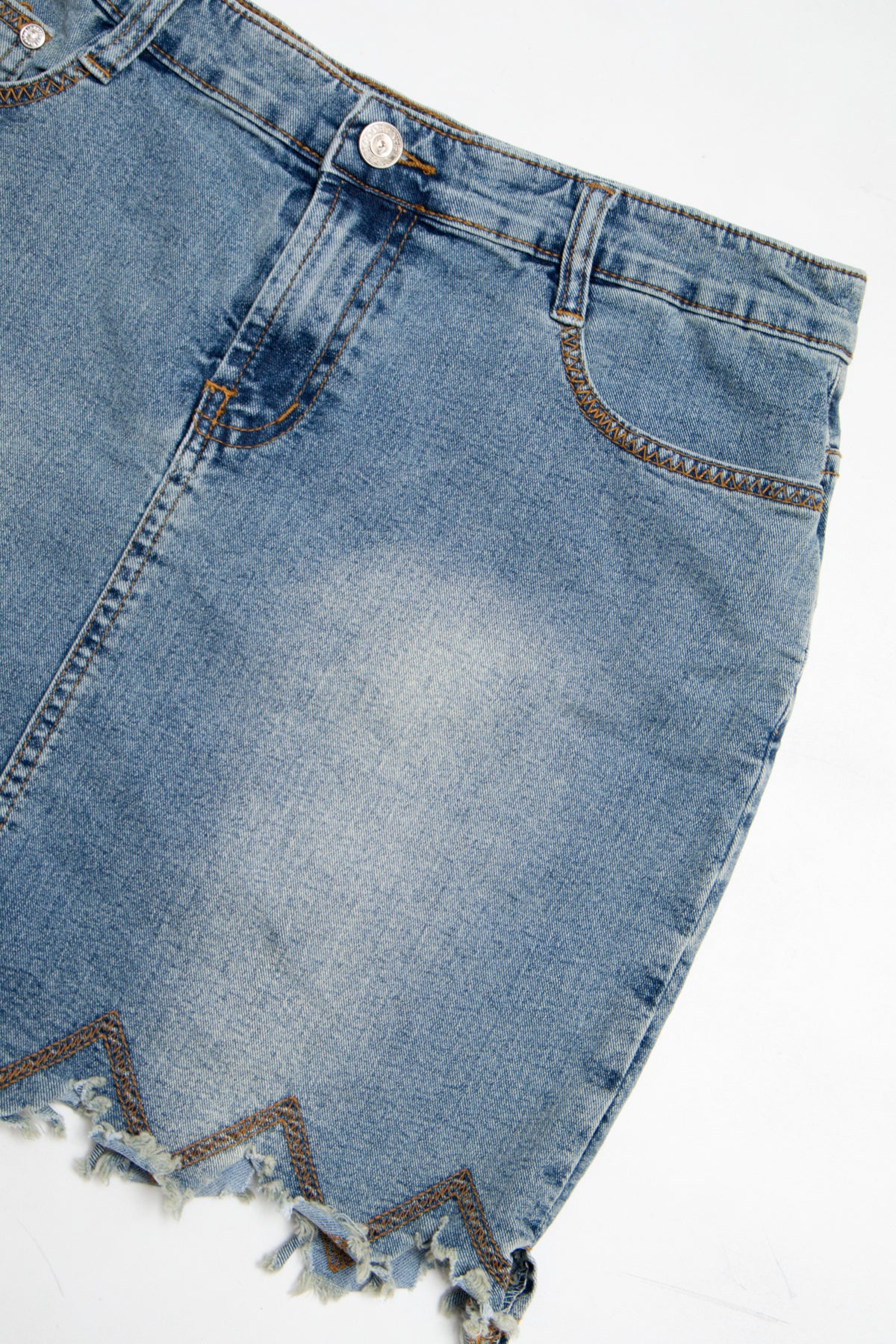 #167 Street Code New York Mini Skirt Blue | c. 209 | Size 8/10