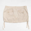 #138 L.e.i. Ashley Trouble Mini Skirt Beige | c. 189 | Size 12