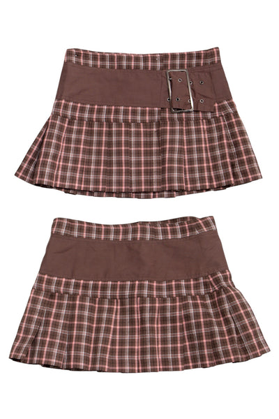 #182 Mim Mini Skirt Brown | c. 192 | Size 10