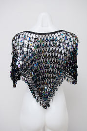 #157 Poncho Black | c. 210 | Size