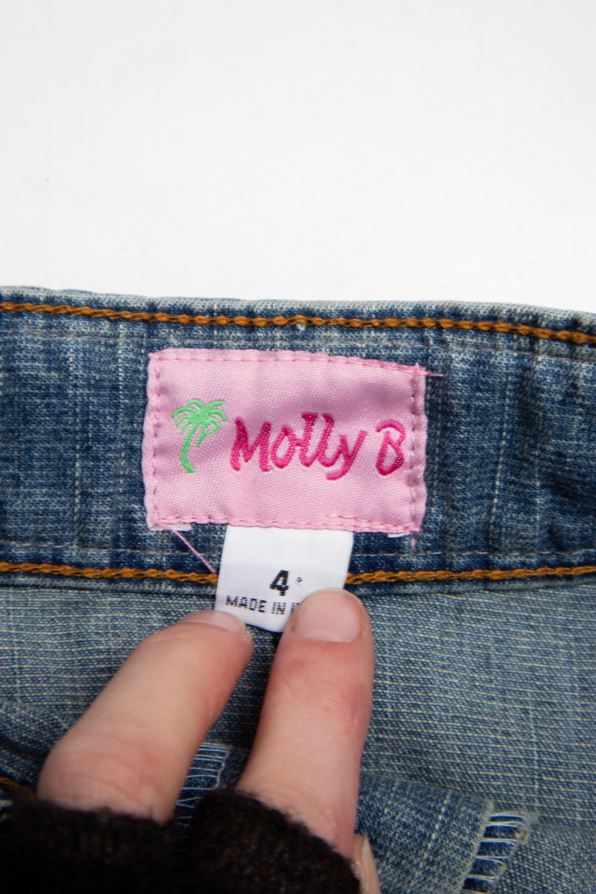 #168 Molly B Mini Skirt Blue | c. 209 | Size 8