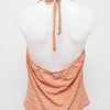 #017 Fashion Bug Halter Top Orange | c. 203 | Size 12