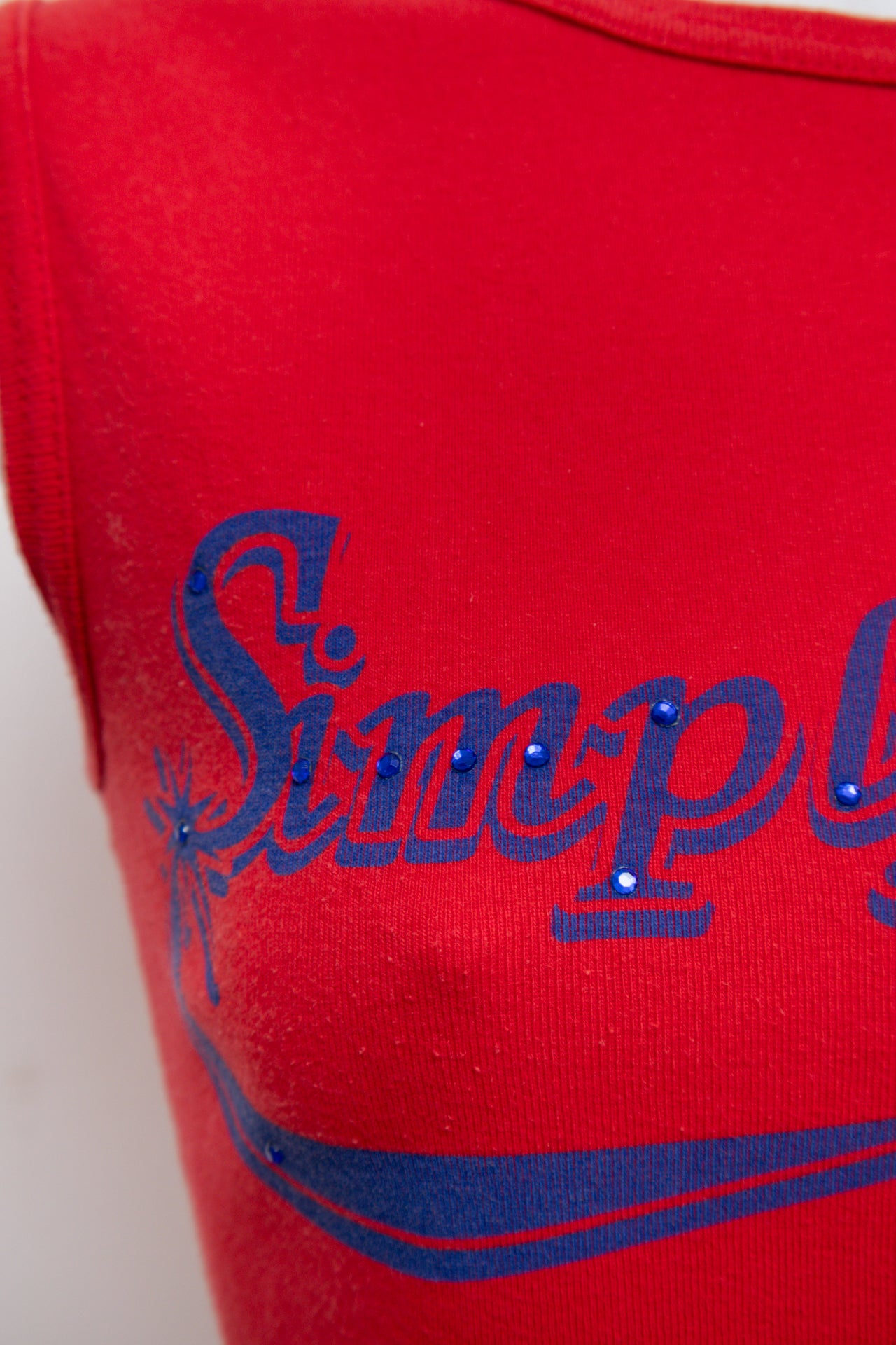 #65 Grotesque Tank Top Red | c. 193 | Size 10