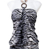 #81 Halter Top Black | c. 198 | Size 8