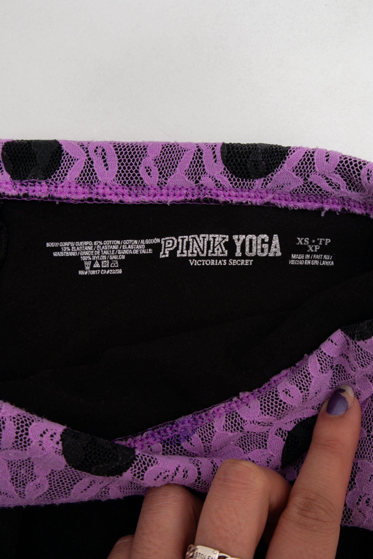 #207 Victoria's Secret Pink Pants Black | c. 211 | Size 6