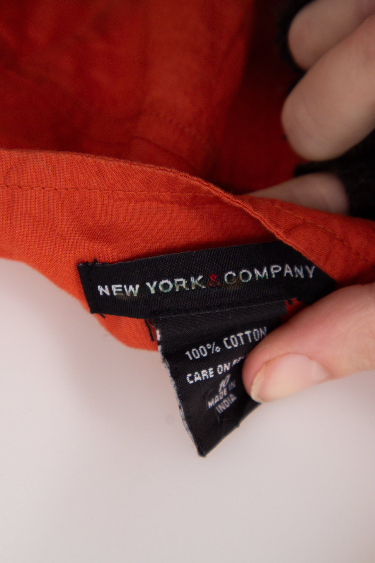 #017 New York & Company Cami Orange | c. 211 | Size 10