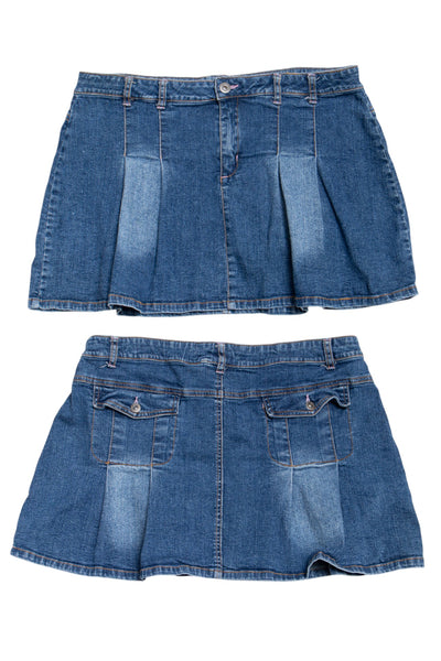 #190 Nevadado Mini Skirt Blue | c. 192 | Size 12