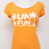 #159 American Eagle Outfitters T-shirt Orange | c. 206 | Size 8