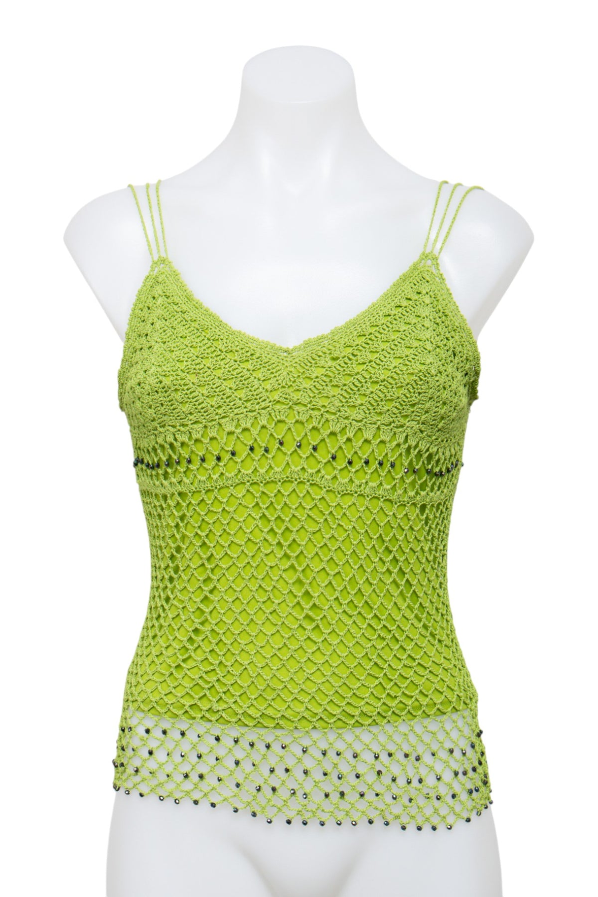 #001 Peace & Love Cami Green | c. 209 | Size 8