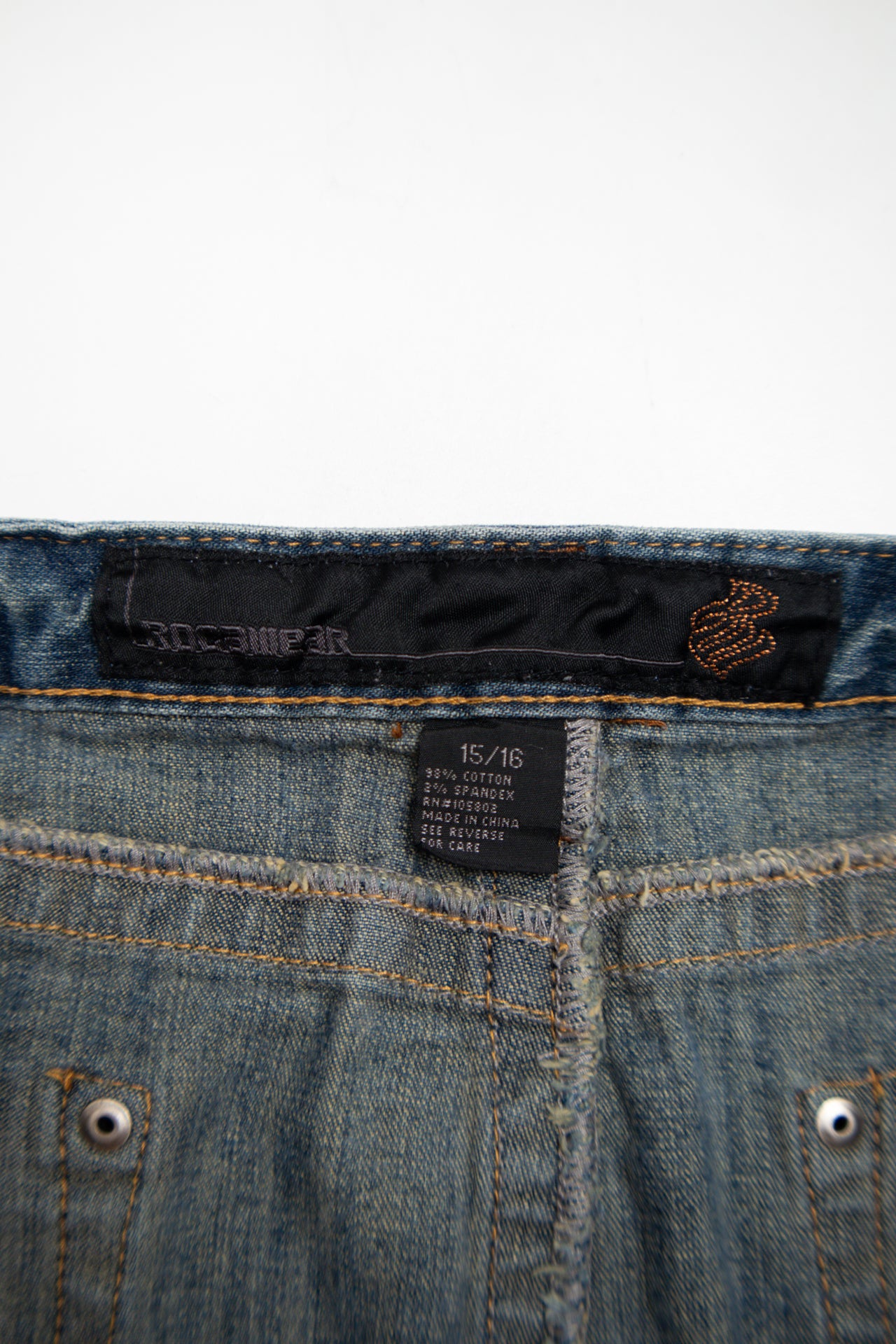 #140 Rocawear Denim Mini Skirt Blue | c. 180 | Size 14