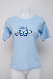 #090 Tolentino T-shirt Blue | c. 199 | Size 10/12
