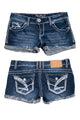 #079 Amethyst Jeans Denim Shorts Blue | c. 203 | Size 6