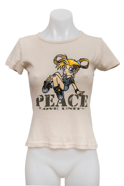 #86 T-shirt Beige | c. 193 | Size 8/10
