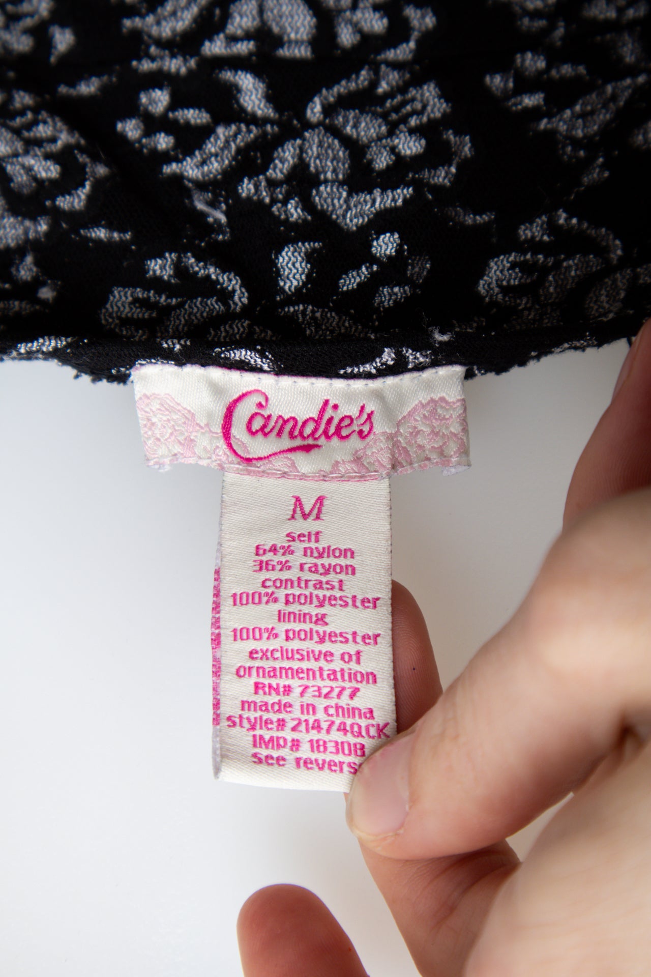 #09 Candies Cami Top Black | c. 194 | Size 10