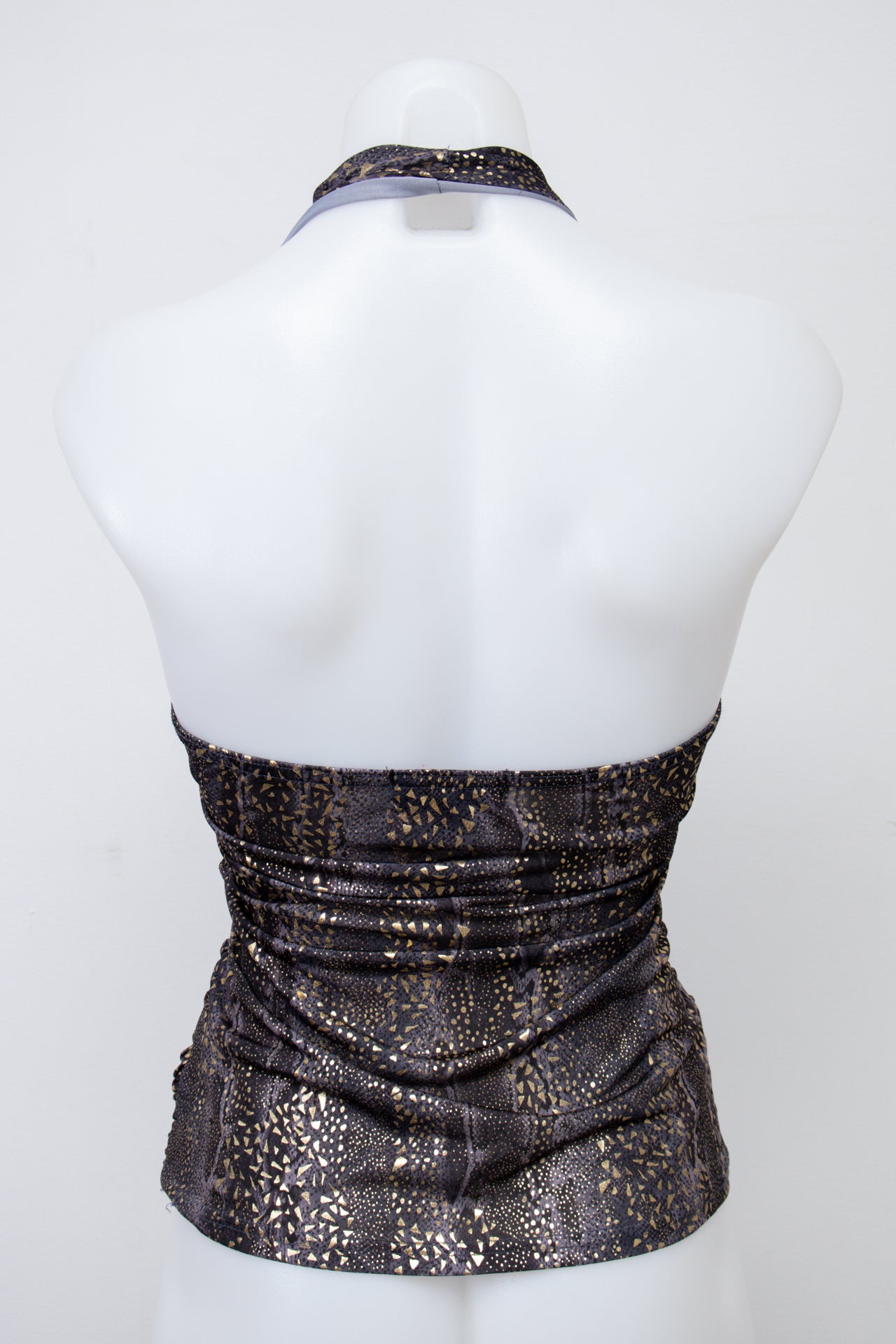 #055 Cxm Halter Top Black | c. 200 | Size 8