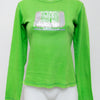 #105 Adolfo Dominguez T-shirt Green | c. 196 | Size 10