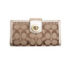 #198 Coach Wallet Brown | c. 205 | Size