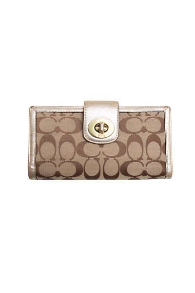 #198 Coach Wallet Brown | c. 205 | Size