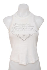#159 United Colors Of Benetton Tank White | c. 211 | Size 8