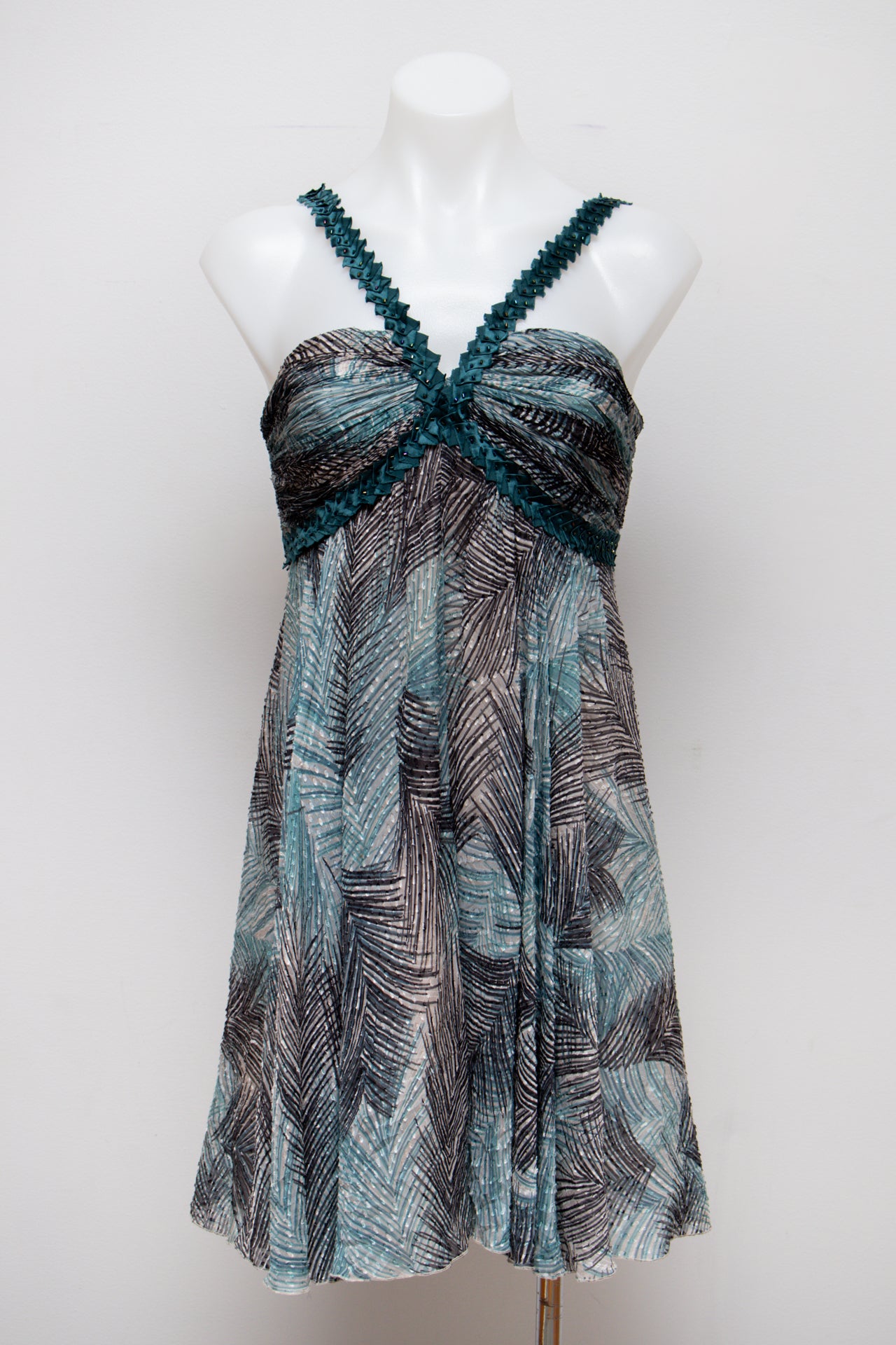 #195 Bcbgmaxazria Mini Dress Blue | c. 189 | Size 8