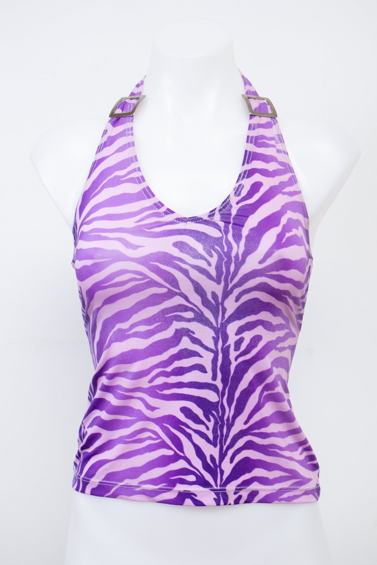 #069 Bershka Halter Top Purple | c. 207 | Size 8