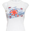 # Mng Jeans Tank Top White | c. 193 | Size 10