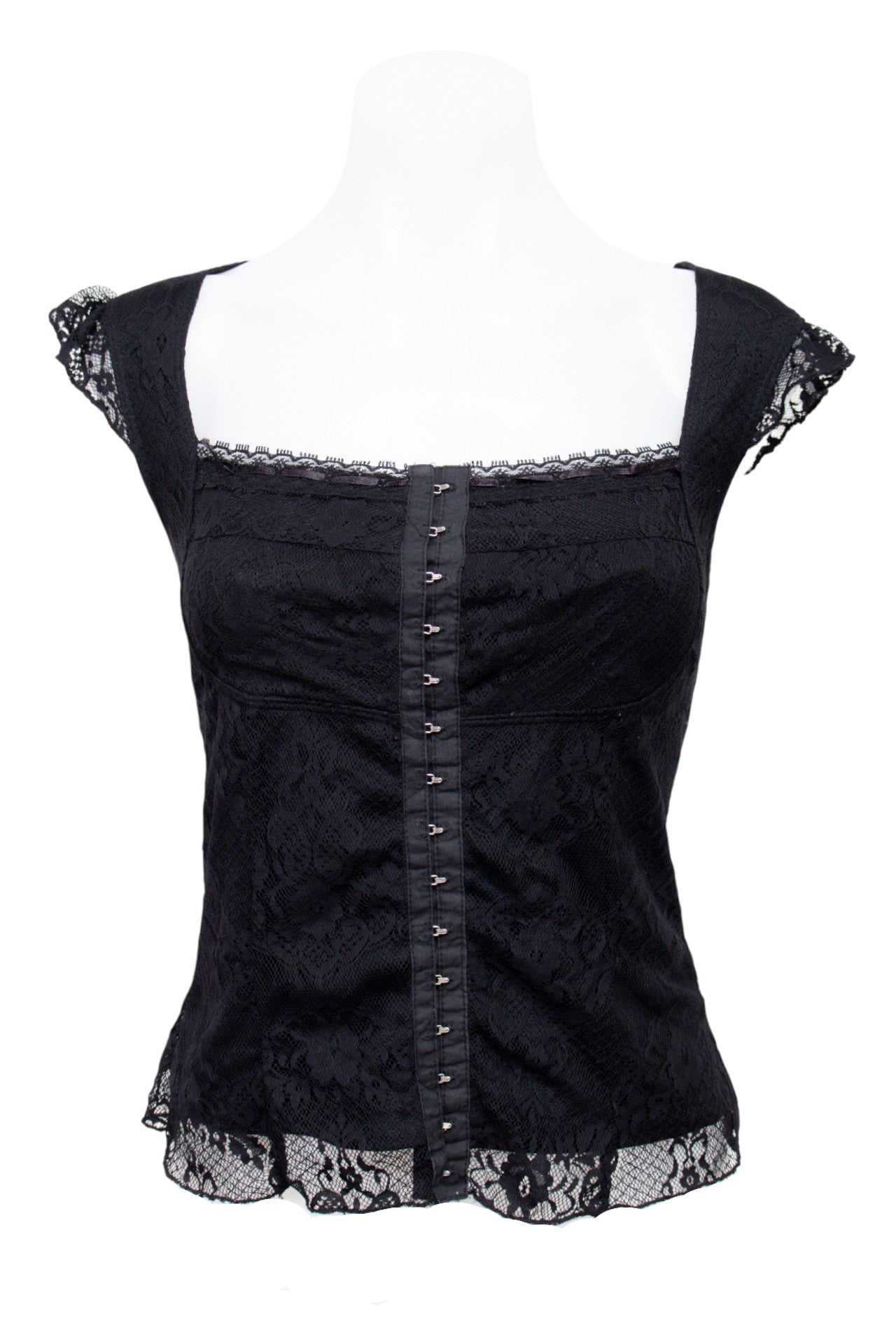 #002 Forever Cami Top Black | c. 207 | Size 8