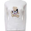 #123 Lulu Castagnette T-shirt White | c. 198 | Size 8