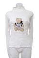 #123 Lulu Castagnette T-shirt White | c. 198 | Size 8