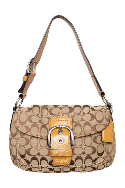 #166 Coach Shoulder Bag Brown | c. 206 | Size