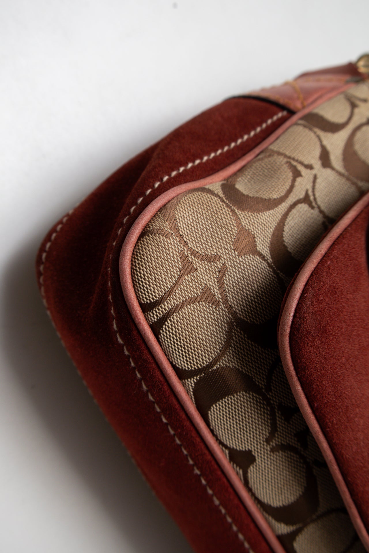 #189 Coach Shoulder Bag Brown | c. 196 | Size