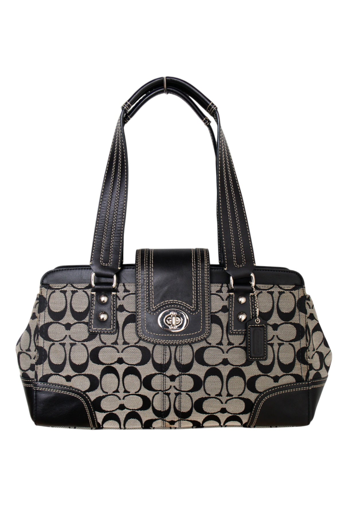 #132 Coach Bag Black | c. 209 | Size