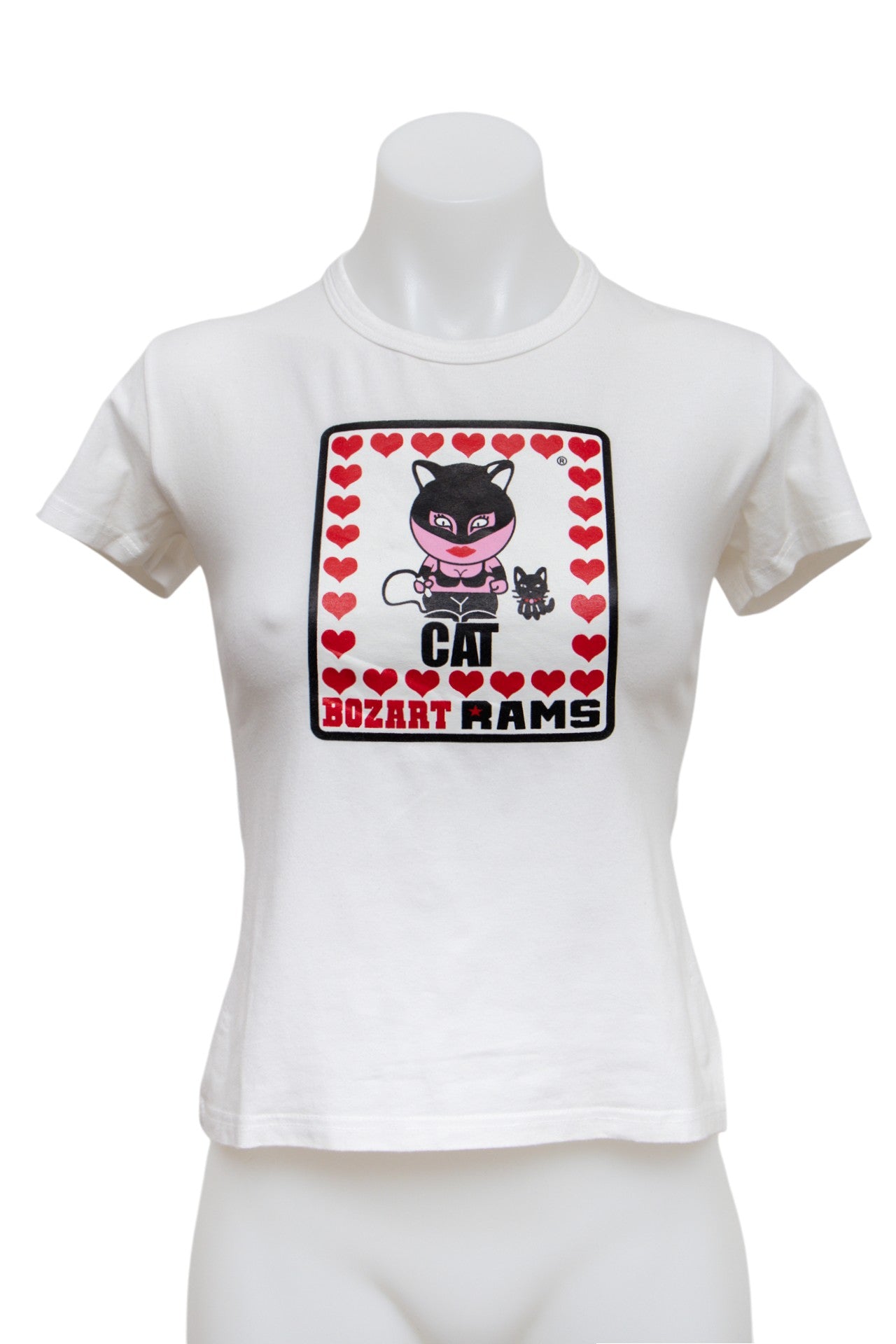 #75 Bozart Rams T-shirt White | c. 193 | Size 10
