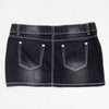 #188 Bonngo Mini Skirt Black | c. 191 | Size 8