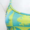 #03 Playboy Swim Camisole Top Green | c. 185 | Size 8/10