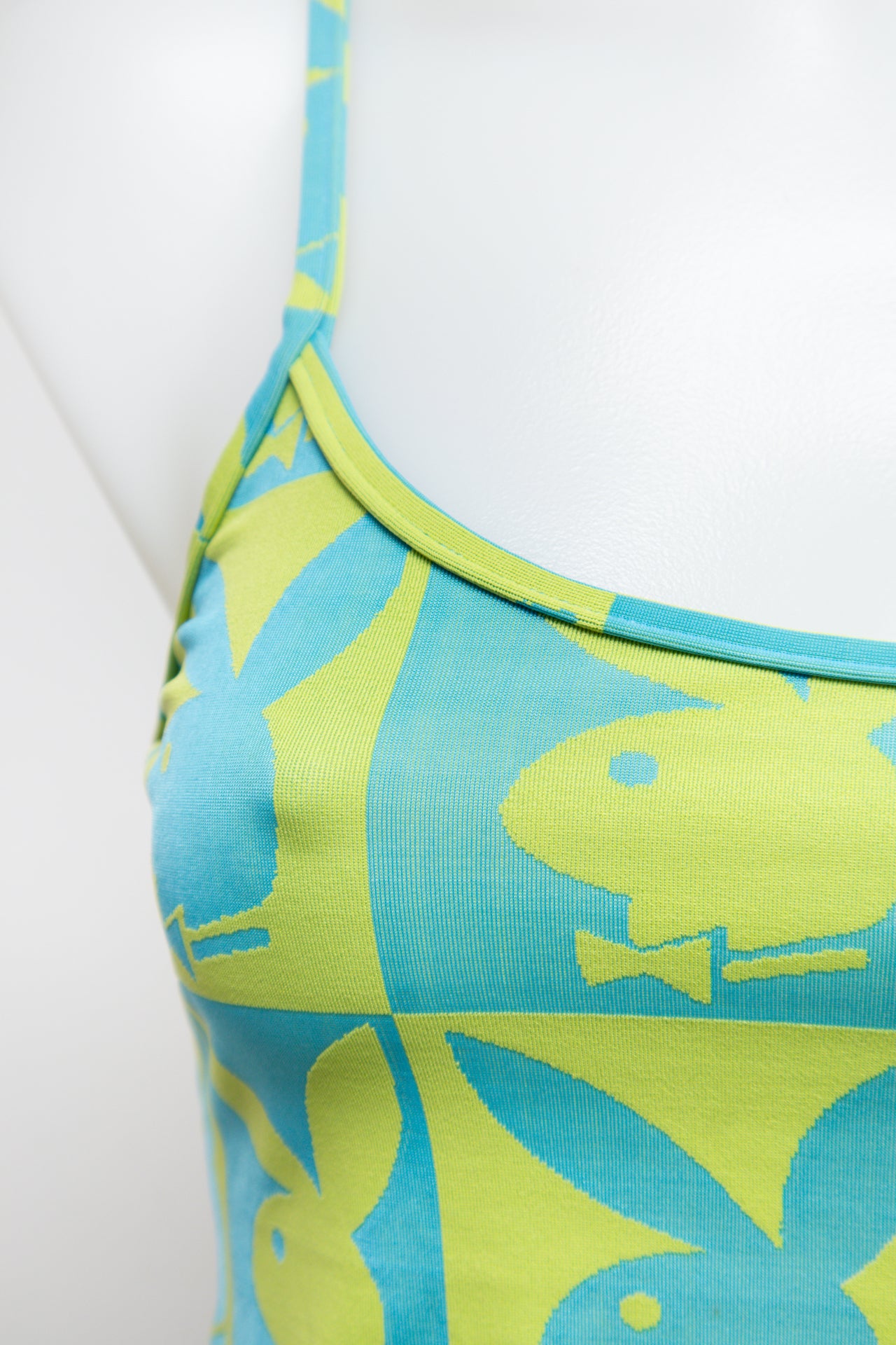 #03 Playboy Swim Camisole Top Green | c. 185 | Size 8/10