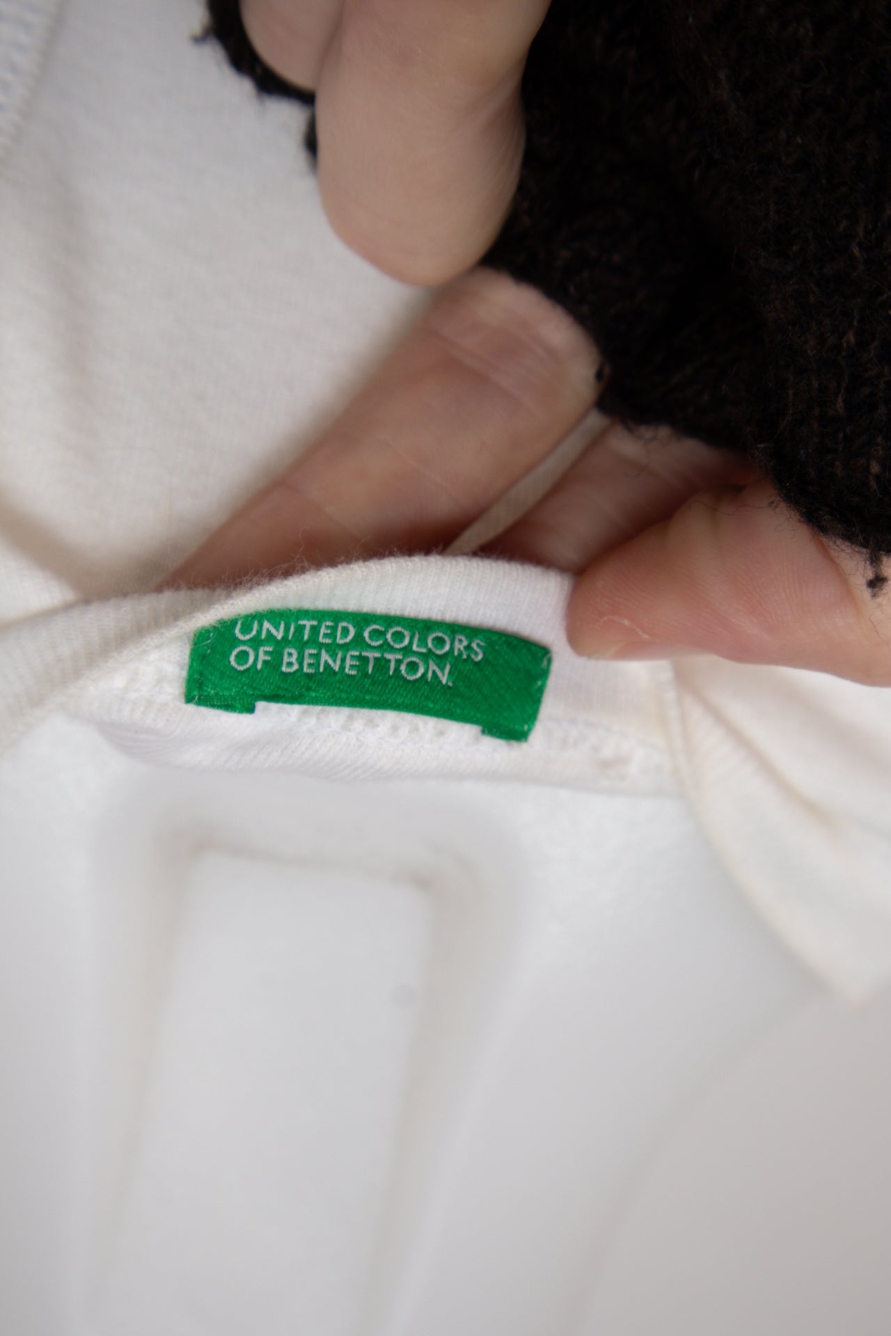 #159 United Colors Of Benetton Tank White | c. 211 | Size 8