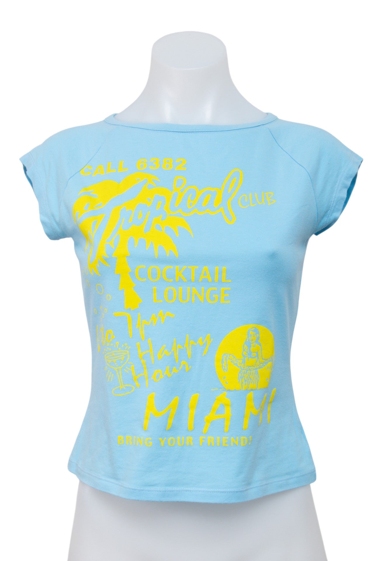#049 United Colors Of Benetton T-shirt Blue | c. 201 | Size 8