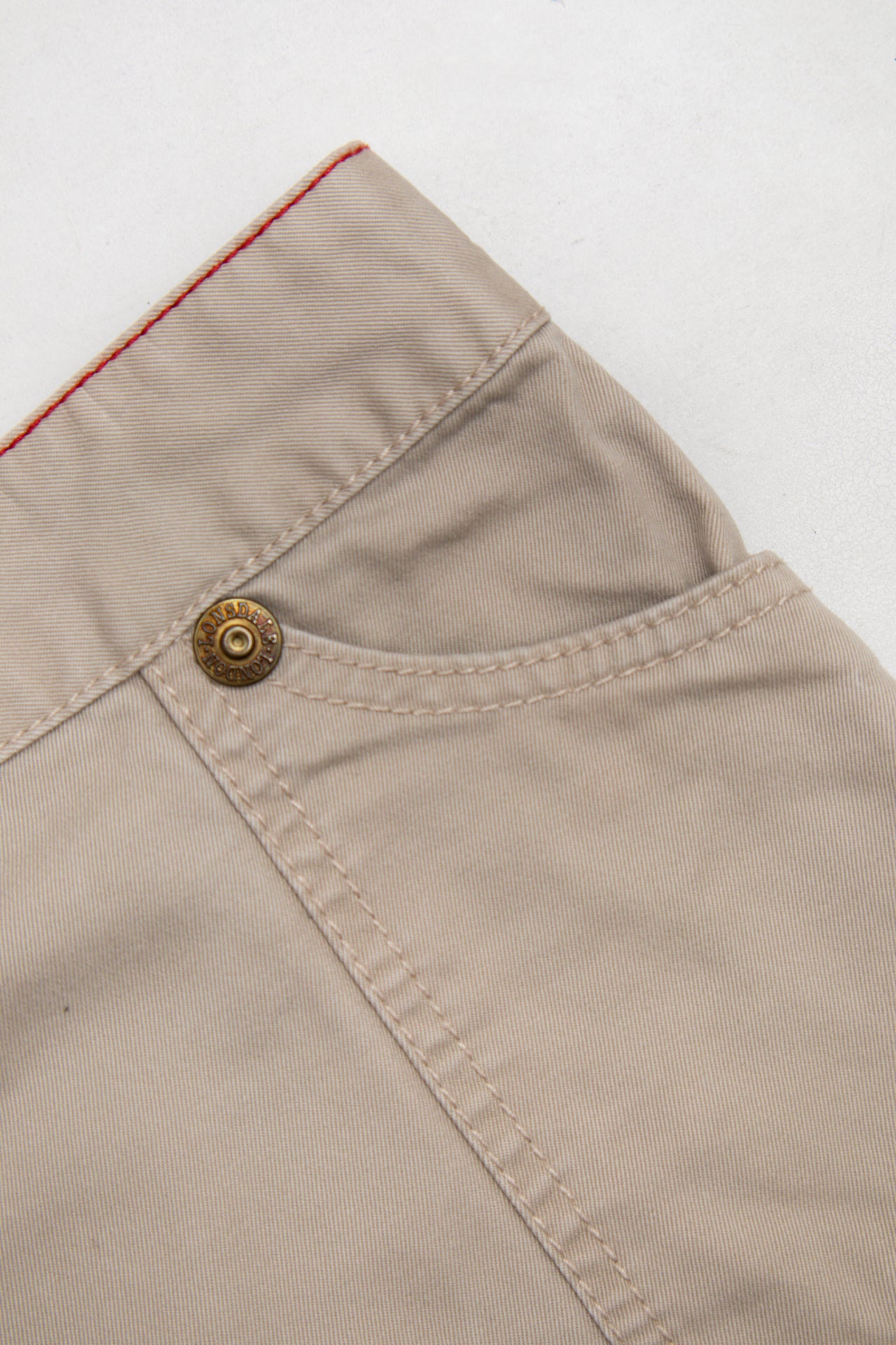 #97 Lonsdale Mini Skirt Beige | c. 186 | Size 6