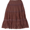 #152 Coldwater Creek Skirt Brown | c. 193 | Size 8/10