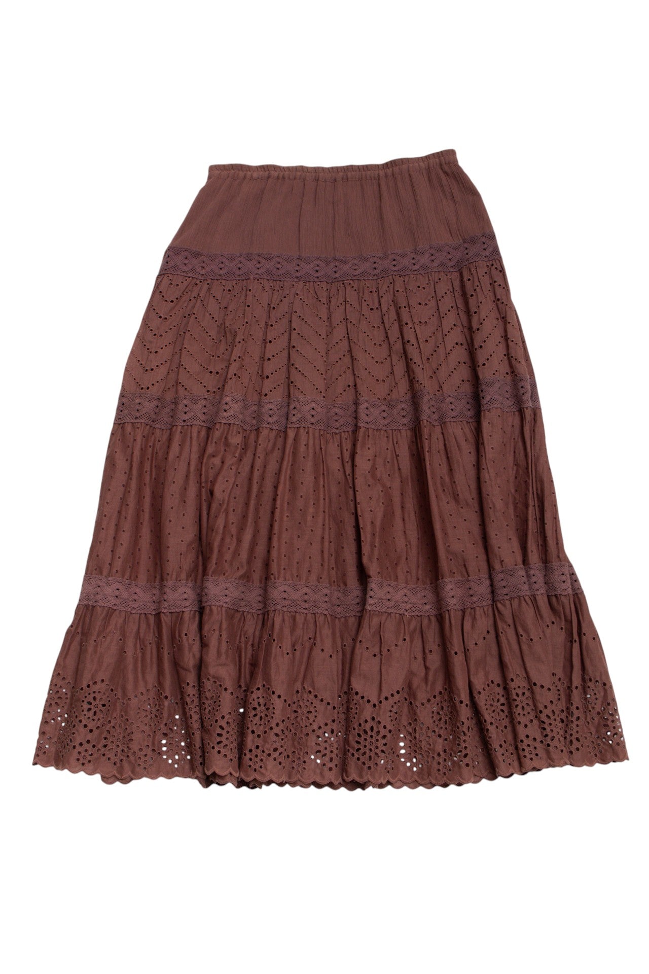 #152 Coldwater Creek Skirt Brown | c. 193 | Size 8/10