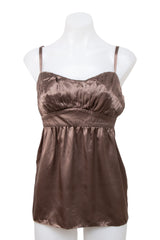 #028 Inc International Concepts Cami Top Brown | c. 201 | Size 8